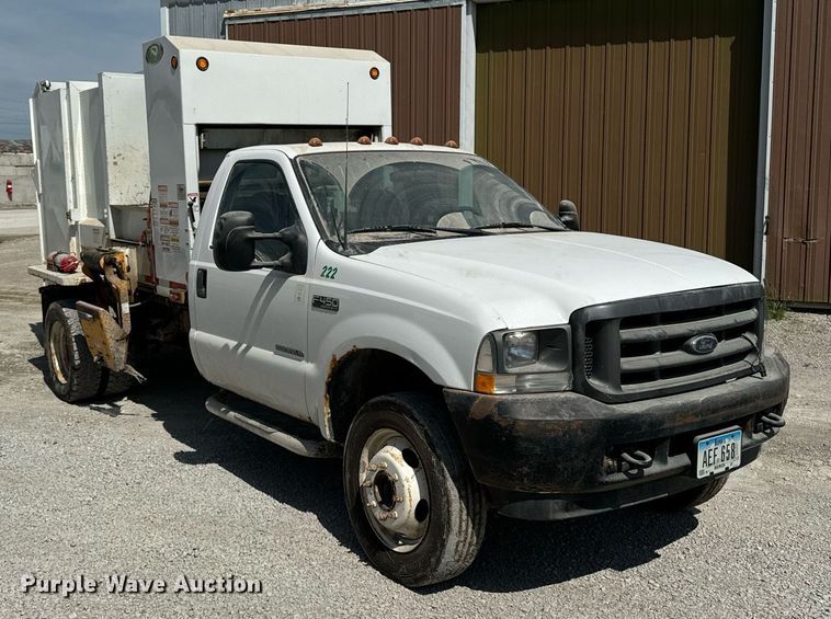 image for item EH4434 2002 Ford F450 Super Duty refuse truck