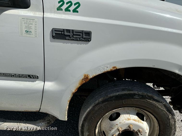 image for item EH4434 2002 Ford F450 Super Duty refuse truck