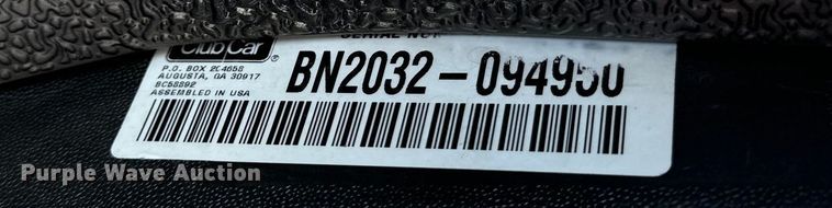 image for item EH6964 2020 Club Car Tempo golf cart