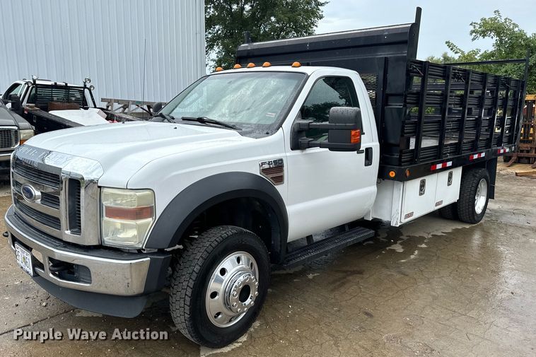 image for item EH6971 2010 Ford F450 Super Duty XLT flatbed truck