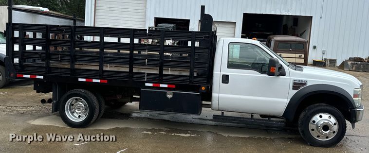 image for item EH6971 2010 Ford F450 Super Duty XLT flatbed truck