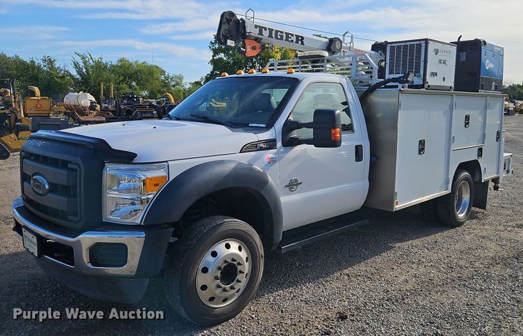 image for item EI8230 2012 Ford F550 Super Duty XL utility / service truck