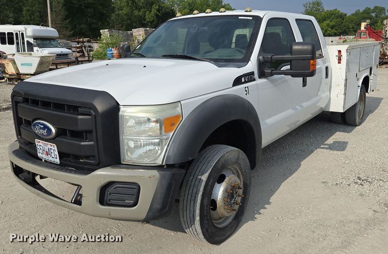 image for item EI8246 2011 Ford  F450 Super Duty XL Crew Cab utility / service truck