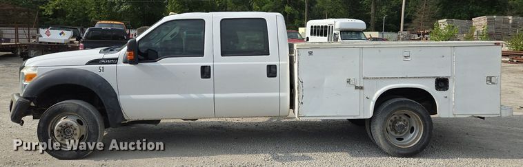 image for item EI8246 2011 Ford  F450 Super Duty XL Crew Cab utility / service truck