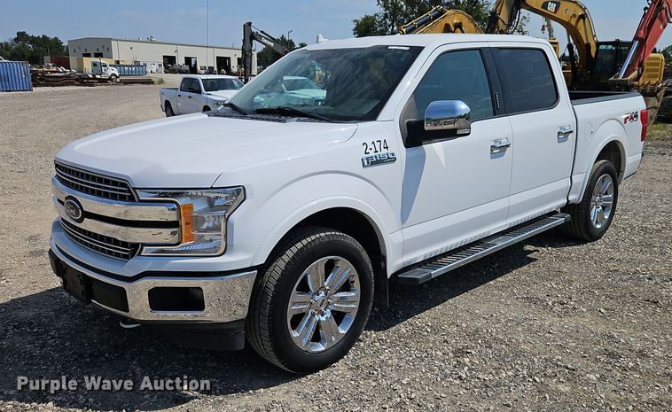 image for item EI8257 2018 Ford F150 Lariat SuperCrew pickup truck