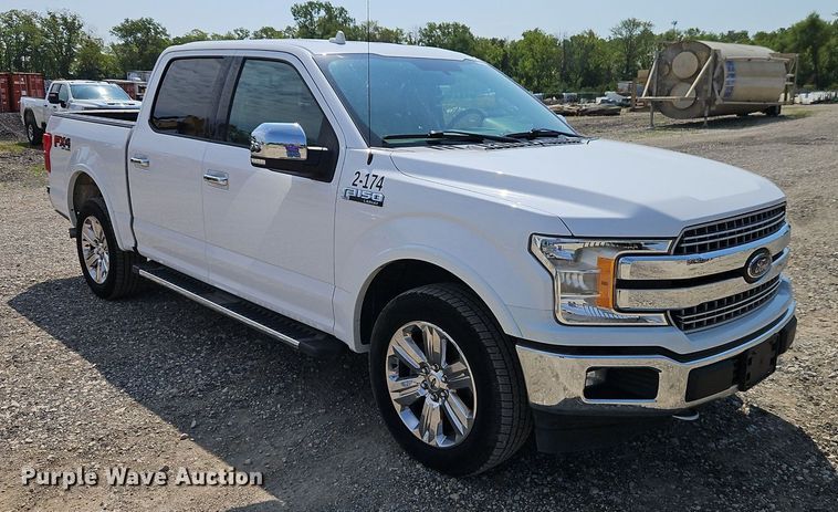 image for item EI8257 2018 Ford F150 Lariat SuperCrew pickup truck