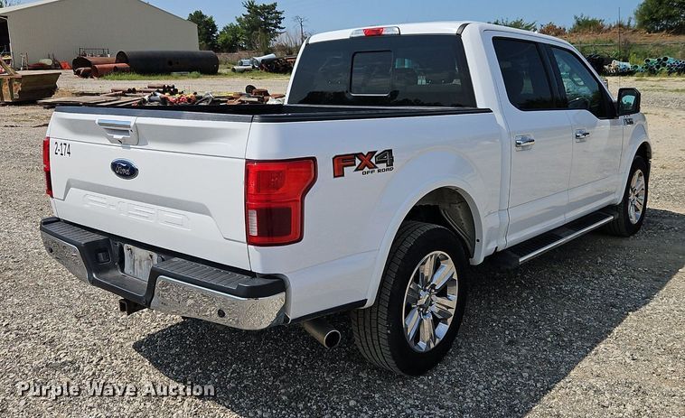 image for item EI8257 2018 Ford F150 Lariat SuperCrew pickup truck