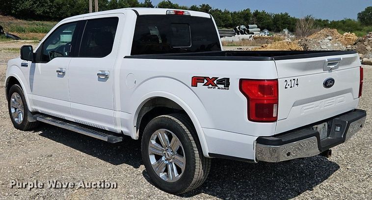 image for item EI8257 2018 Ford F150 Lariat SuperCrew pickup truck