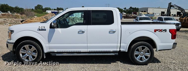 image for item EI8257 2018 Ford F150 Lariat SuperCrew pickup truck