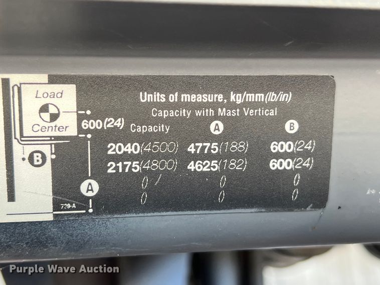 image for item EJ2943 Crown C-5 forklift