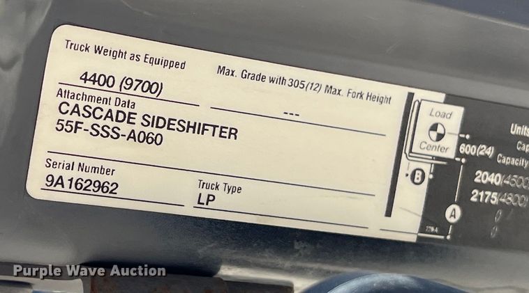 image for item EJ2943 Crown C-5 forklift