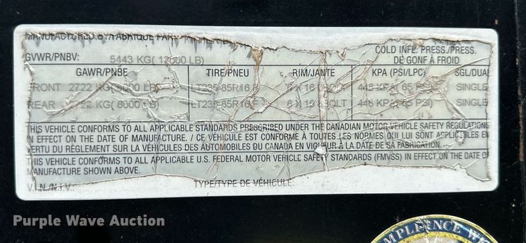 image for item EJ7175 2006 Kiefer dump trailer