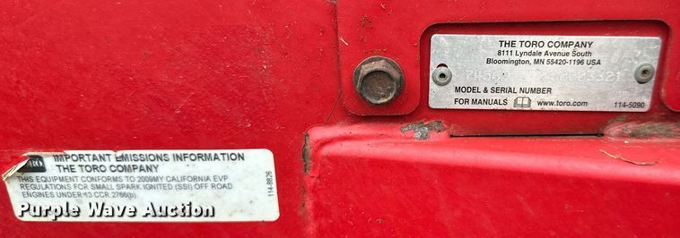 image for item EJ7191 Toro Grandstand  ZTR lawn mower