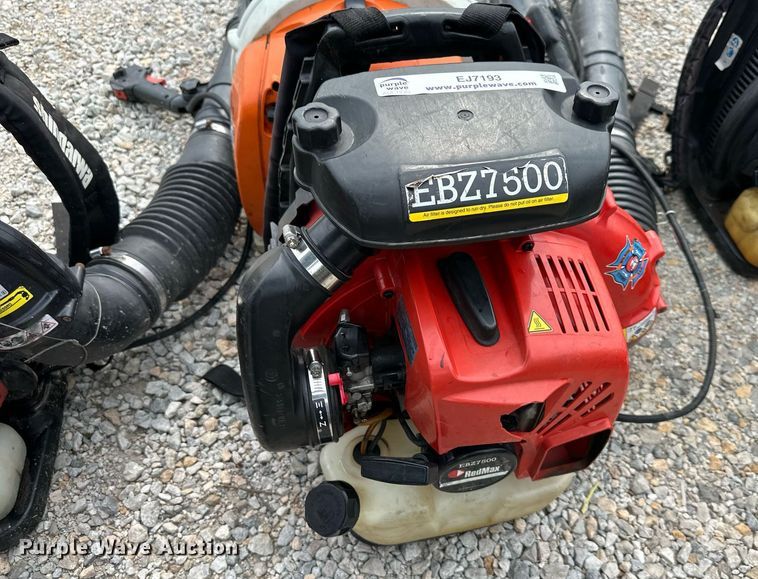 image for item EJ7193 (5) leaf blowers 