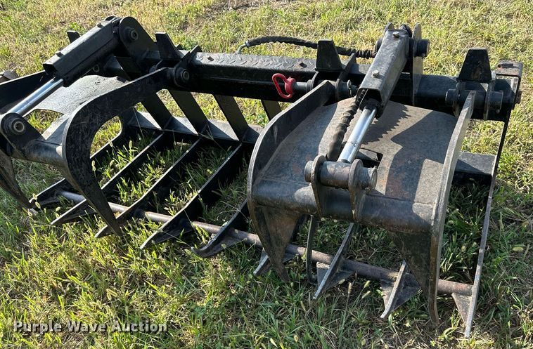 image for item EJ7200 Skid steer rock grapple bucket 