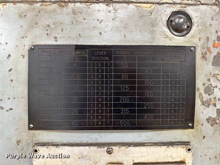 image for item EJ8838 1979 Edelstaal  SNA1000x3000 gap bed lathe 