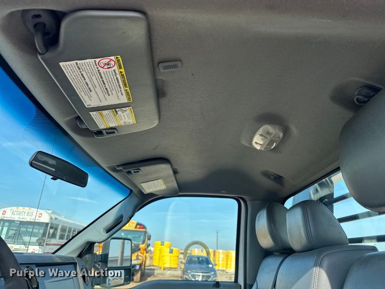 image for item EJ8845 2015 Ford F350 Super Duty flatbed pickup truck