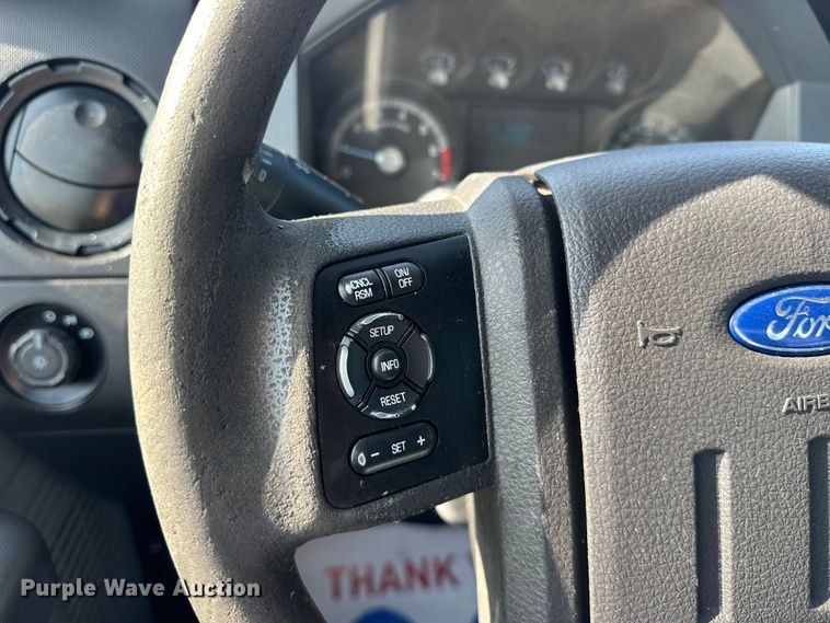 image for item EJ8846 2014 Ford F350 Super Duty flatbed pickup truck