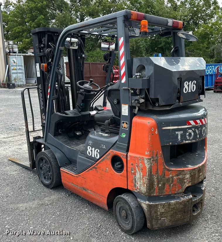 image for item EJ8867 2009 Toyota  8FGCU25 forklift