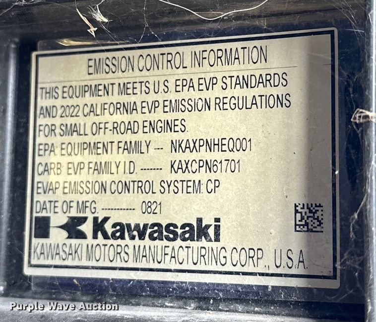 image for item EJ8907 2022 Kawasaki  Mule 4010 utility vehicle