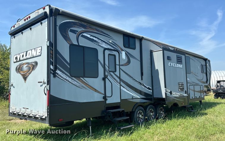 image for item EJ8911 2014 Heartland  4100 Cyclone  toy hauler camper