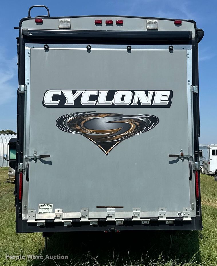 image for item EJ8911 2014 Heartland  4100 Cyclone  toy hauler camper