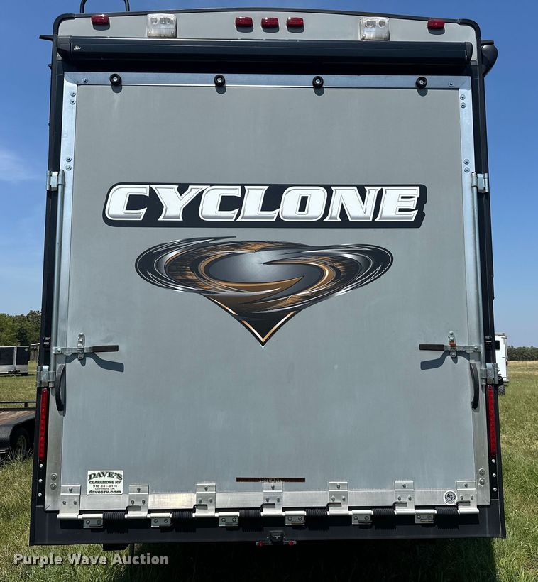 image for item EJ8911 2014 Heartland  4100 Cyclone  toy hauler camper