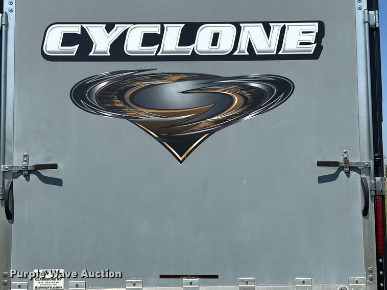 image for item EJ8911 2014 Heartland  4100 Cyclone  toy hauler camper