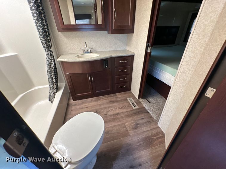 image for item EJ8911 2014 Heartland  4100 Cyclone  toy hauler camper