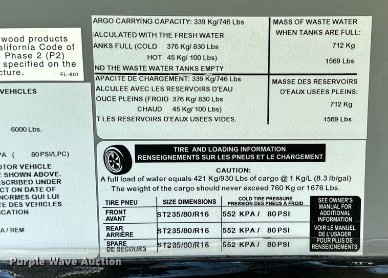 image for item EJ8911 2014 Heartland  4100 Cyclone  toy hauler camper