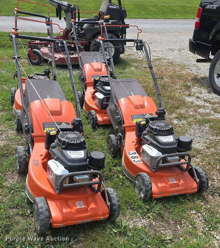 image for item EK6359 (4) Husqvarna lawnmowers 