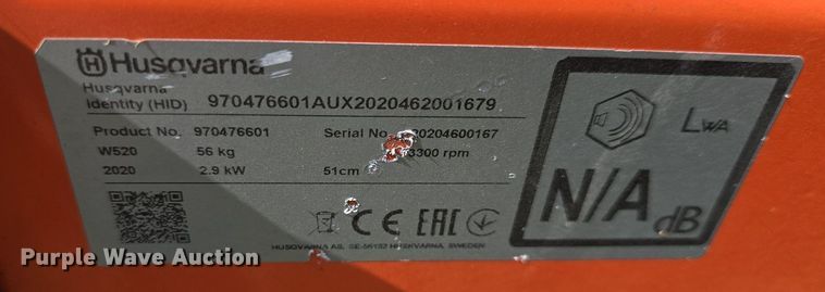 image for item EK6359 (4) Husqvarna lawnmowers 