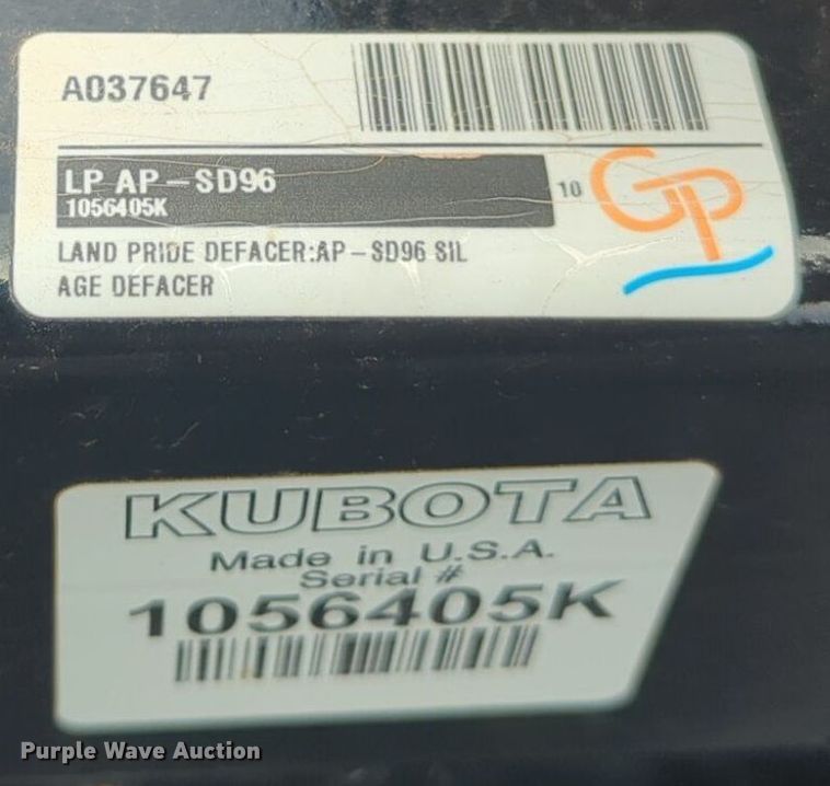 image for item EQ2035 Land Pride SD96 silage defacer