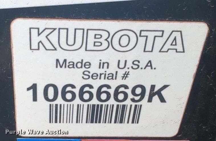 image for item EQ2036 Kubota DZ3096 skid steer dozer blade