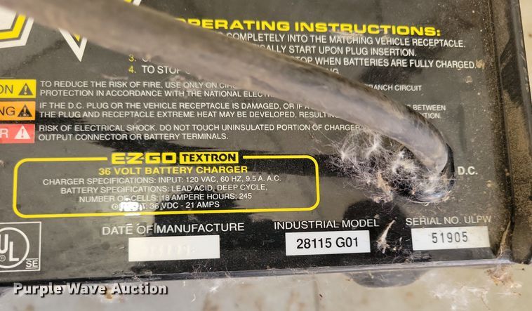 image for item KA9891 EZGO golf cart