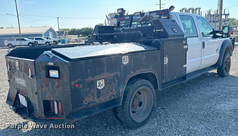 image for item MV9036 2016 Ford F550 Crew Cab flatbed truck