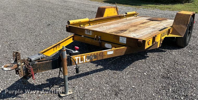image for item NQ9350 1991 Fleming  tilt deck equipment trailer
