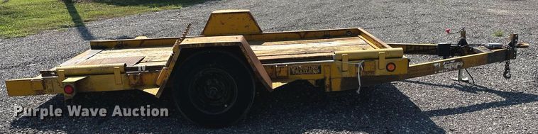 image for item NQ9350 1991 Fleming  tilt deck equipment trailer