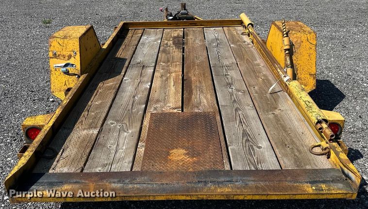 image for item NQ9350 1991 Fleming  tilt deck equipment trailer