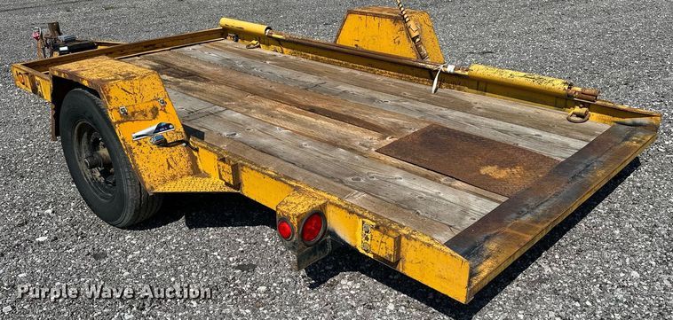 image for item NQ9350 1991 Fleming  tilt deck equipment trailer