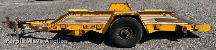image for item NQ9350 1991 Fleming  tilt deck equipment trailer