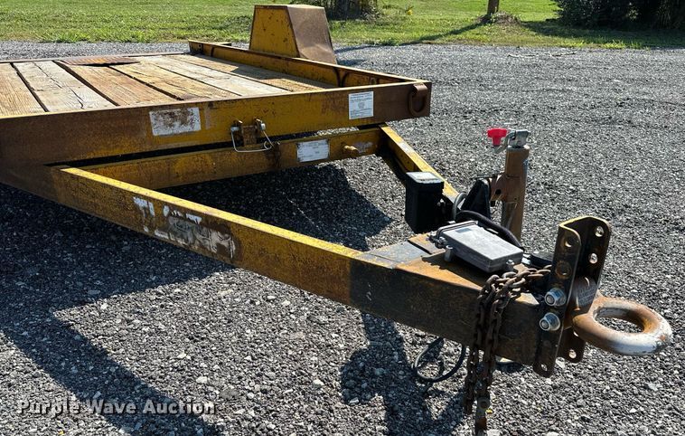 image for item NQ9350 1991 Fleming  tilt deck equipment trailer