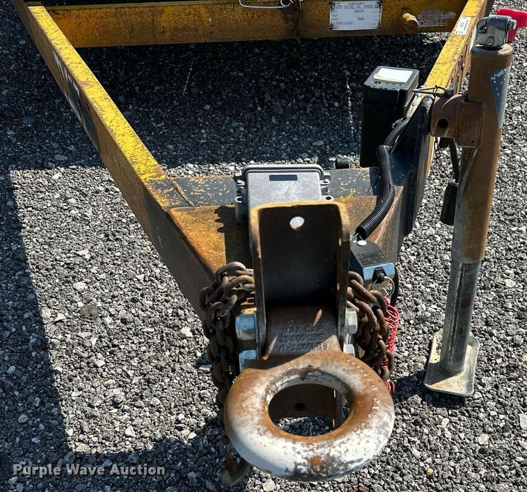 image for item NQ9350 1991 Fleming  tilt deck equipment trailer