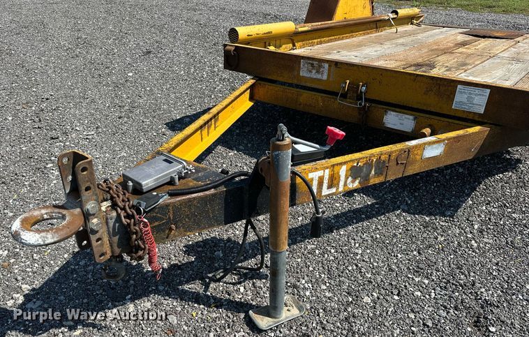 image for item NQ9350 1991 Fleming  tilt deck equipment trailer