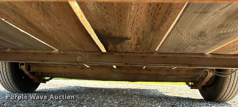 image for item NQ9350 1991 Fleming  tilt deck equipment trailer