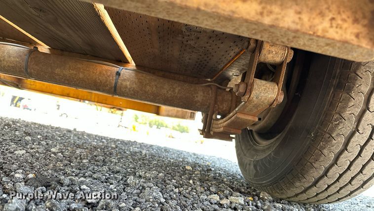 image for item NQ9350 1991 Fleming  tilt deck equipment trailer