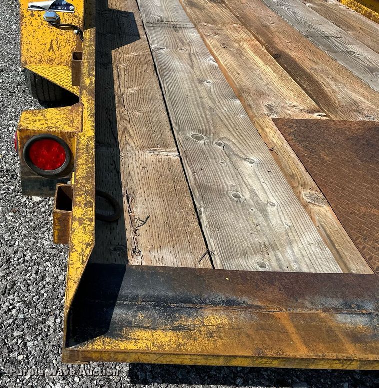 image for item NQ9350 1991 Fleming  tilt deck equipment trailer