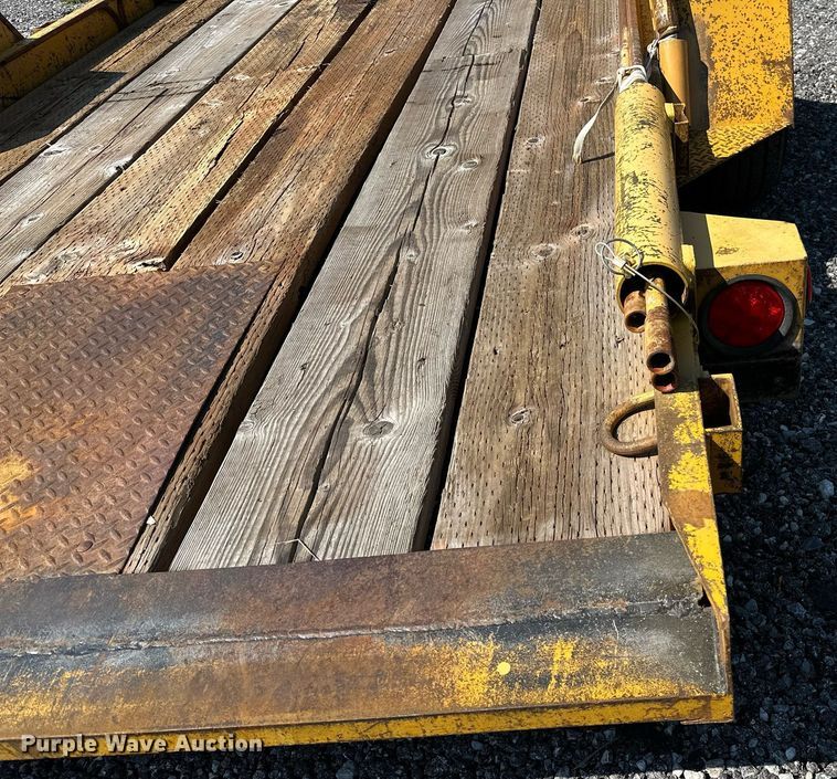 image for item NQ9350 1991 Fleming  tilt deck equipment trailer