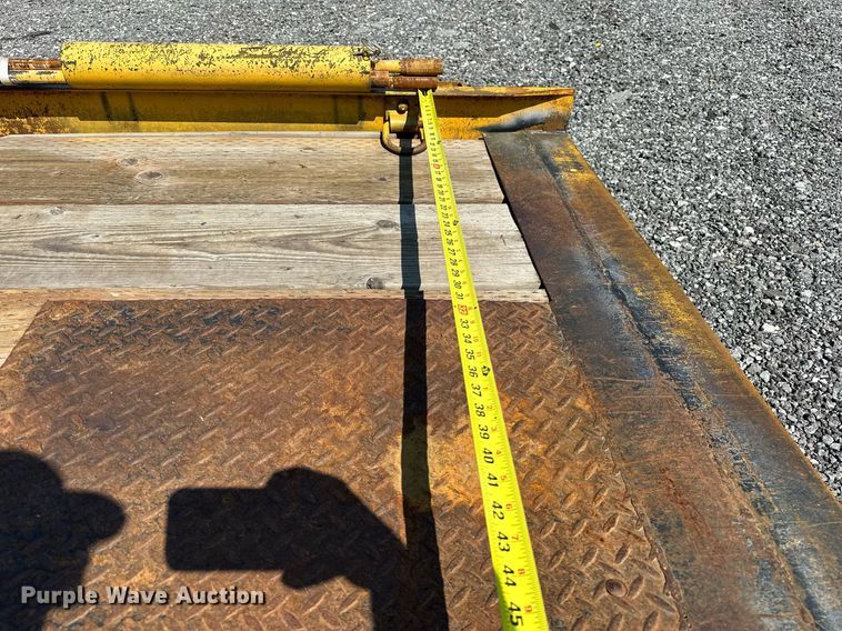 image for item NQ9350 1991 Fleming  tilt deck equipment trailer