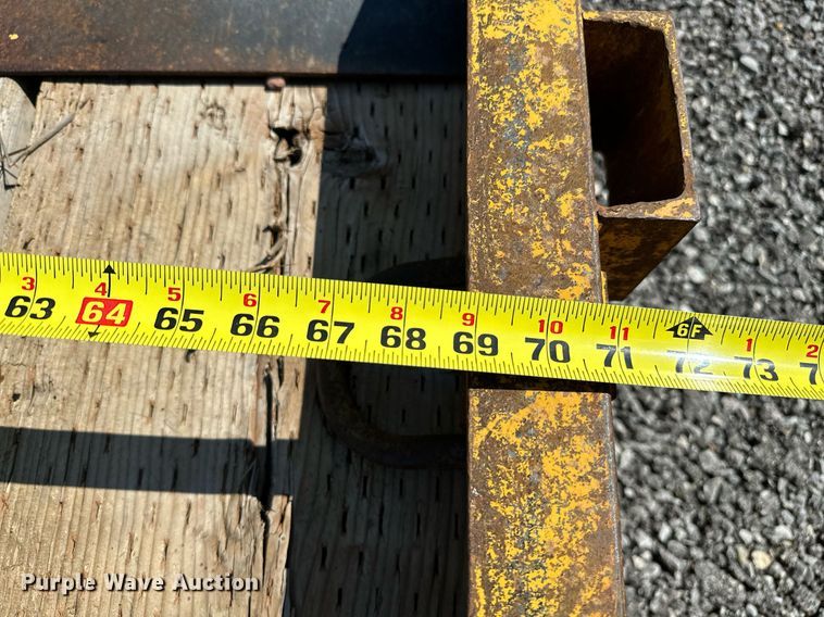 image for item NQ9350 1991 Fleming  tilt deck equipment trailer